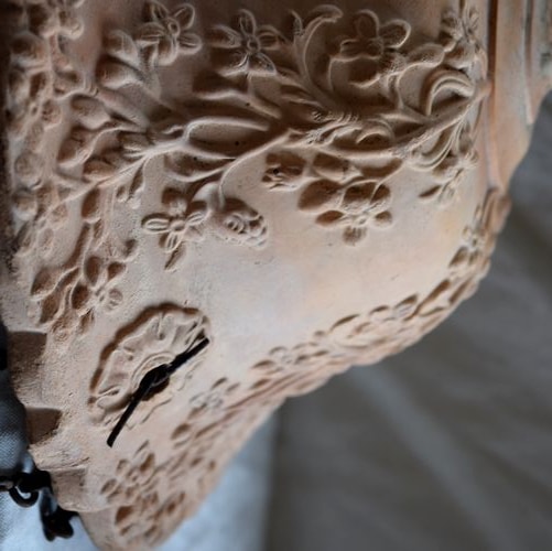 フランスアンティーク ヤドリギレリーフ ジャルディニエール