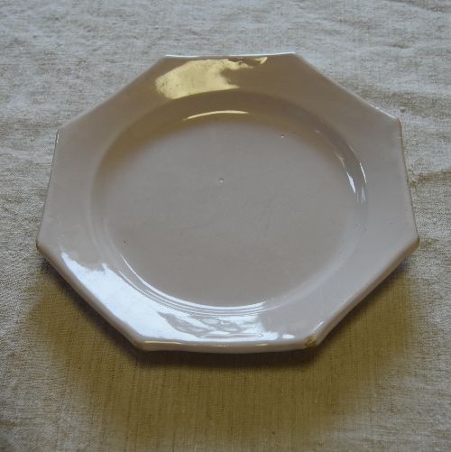 french antique platter / 18世紀のオクトゴナル皿 | VIRON