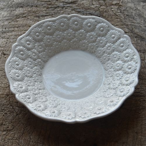 美品19世紀Bordeaux レリーフ平皿フランスアンティーク