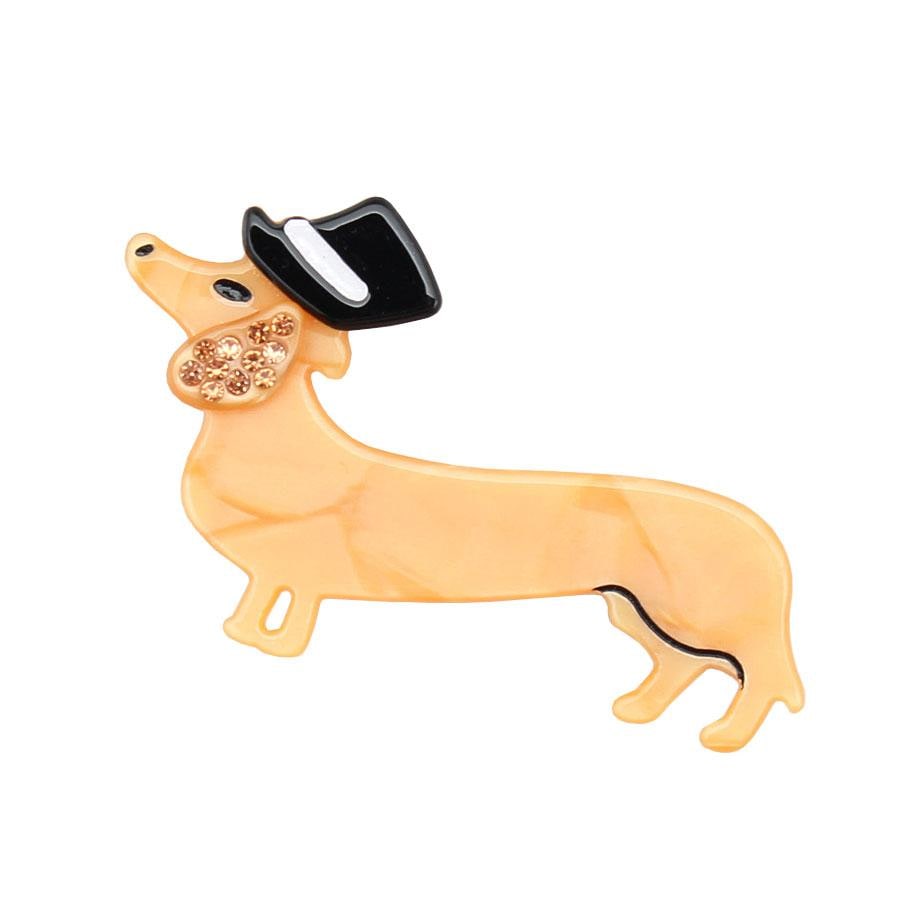 ꫛꫀꪝ【ミニチュアダックスフンド】ベビーヘアクリップ キッズヘア