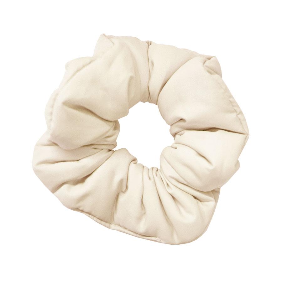 シュシュ ダウン風 大きめ ボリューム BIG ダウン素材 もこもこ