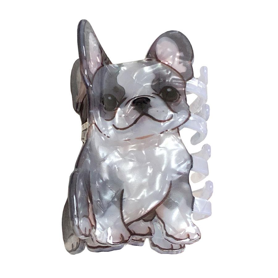 犬 ヘアクリップ かわいい 子犬 バンスクリップ レディース ヘア