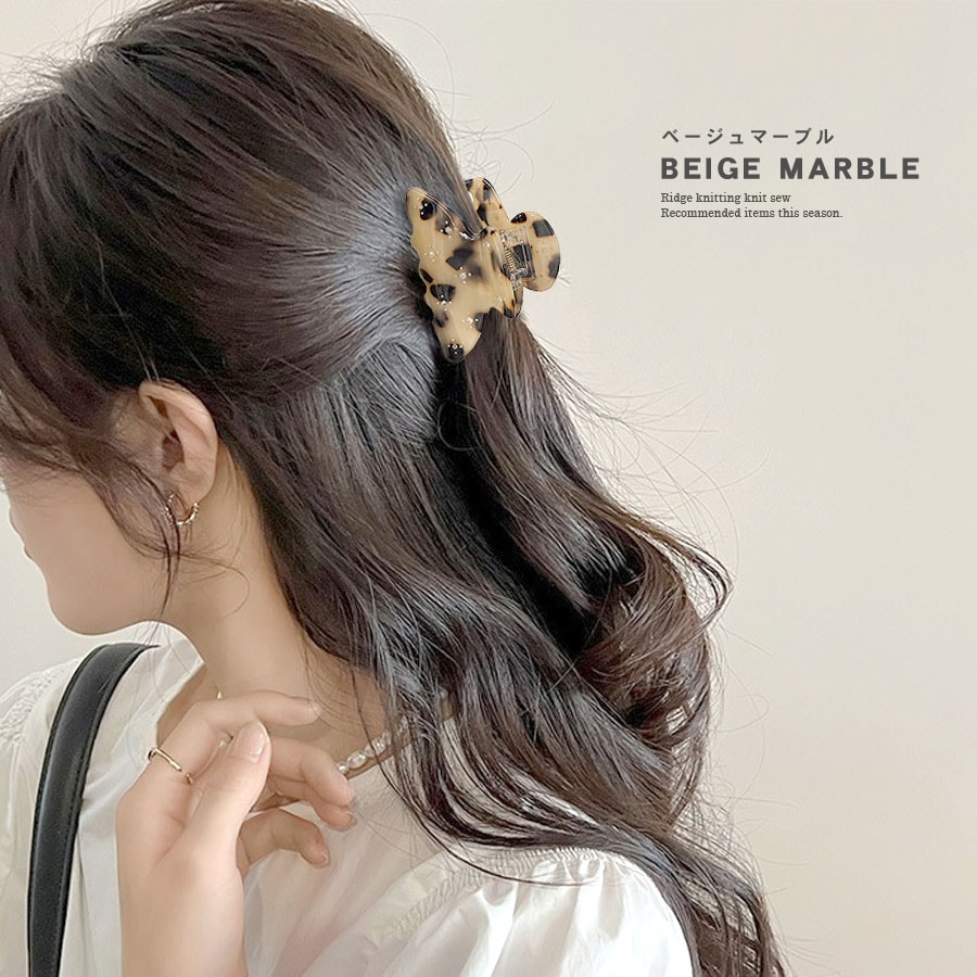 バンスクリップ 小さめ キラキラ ハーフアップ ビジュー ヘア