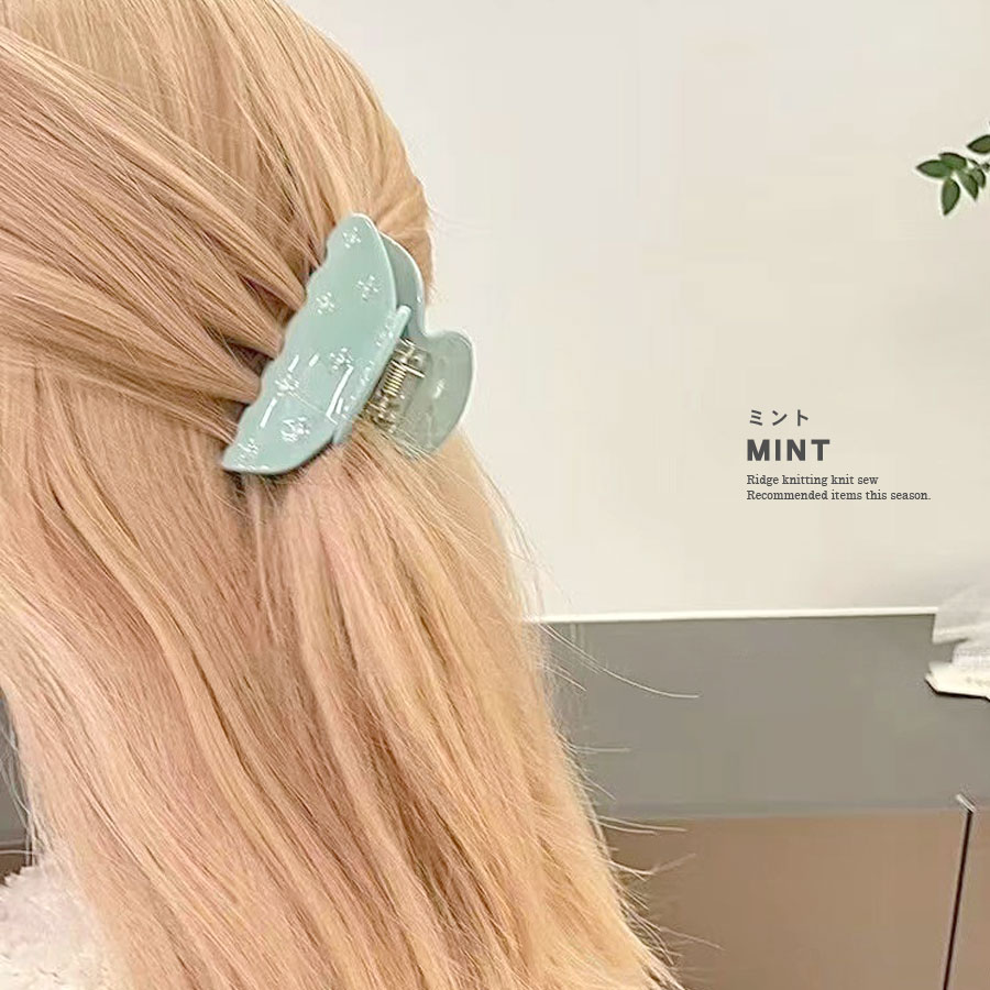 べっこう風キラキラ　ラインストーン　ミニバンスクリップ ヘアクリップ　ブラウン べっこう風キラキラ ラインストーン ミニバンスクリップ ヘア