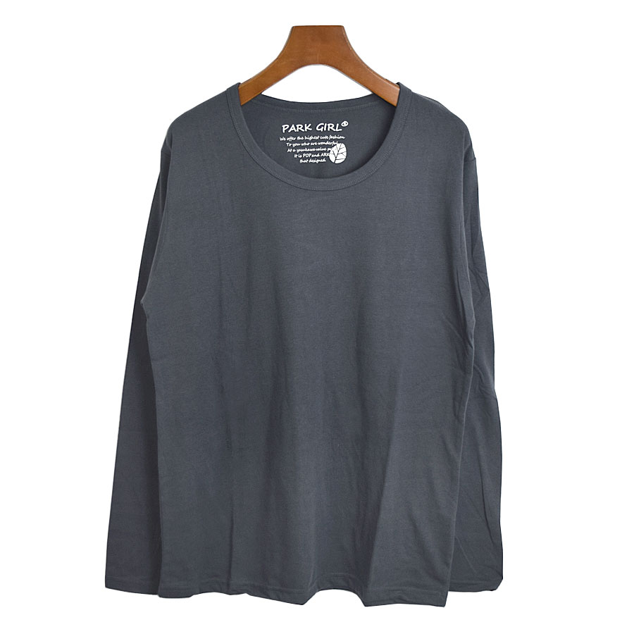 LGB 長袖カットソー　ロンT ロンT レディース 長袖 カットソー Tシャツ 綿混 トップス 無地