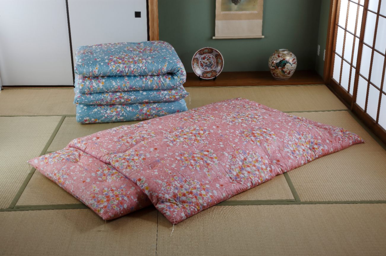 【SW】1手作り和風掛けふとんご確認画像 和敷布団 シングル 和布団 手作り ふんわり綿布団 : ふとん工場