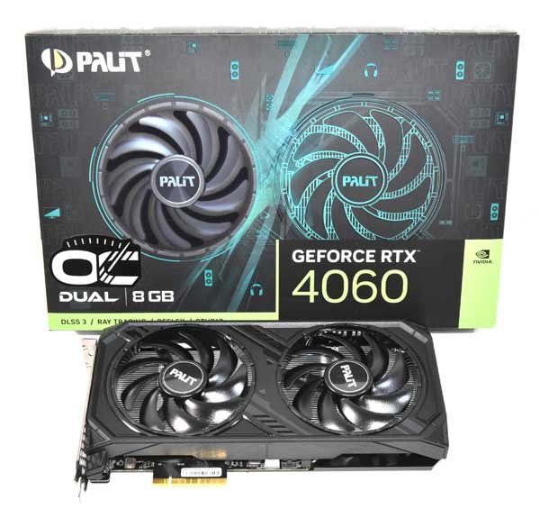 Palit GeForce RTX 4060 8GB Dual ＊本体のみ・箱無 Palit GeForce RTX 4060 Dual Review - Review 2023 - PCMag