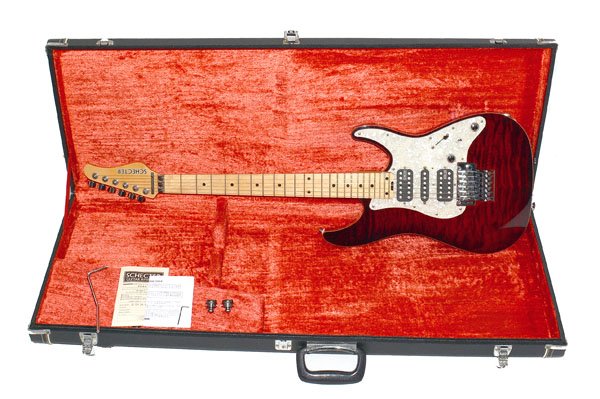 現金特価！☆ハードケース付！SCHECTER シェクター SD-DX-24-AS RDSB M  