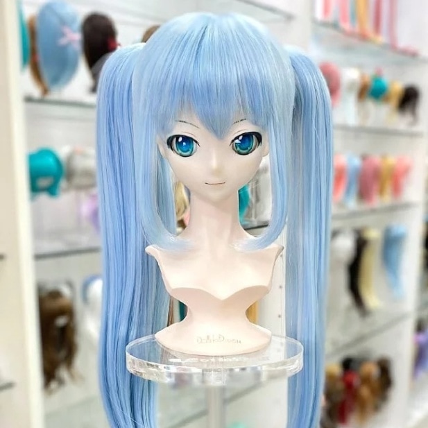 Smart Doll / DD wig ADW054P23 雪ミク色