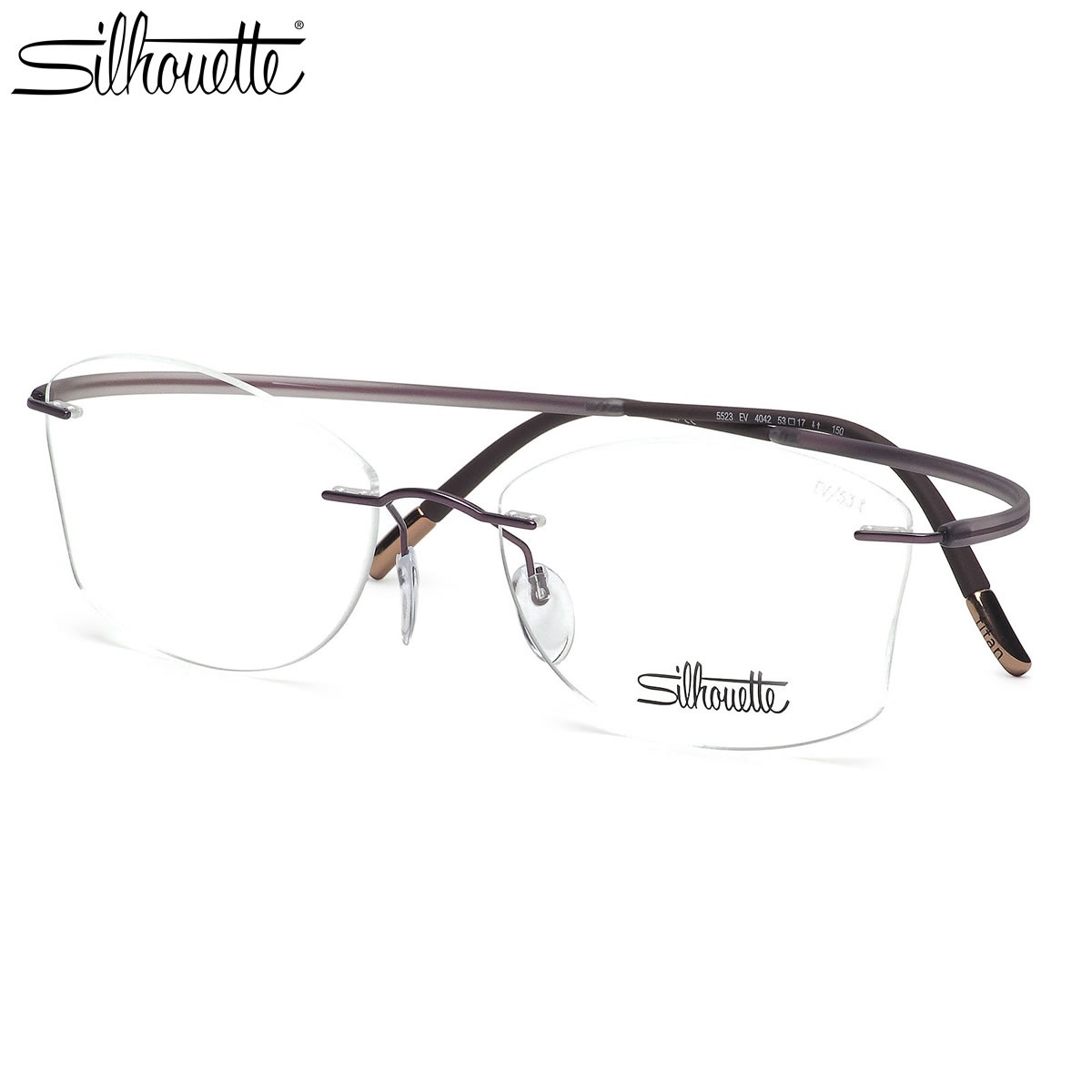 シルエット製 メガネ ブラウン フレーム シルエット製 メガネ ブラウン フレーム 【公式通販】