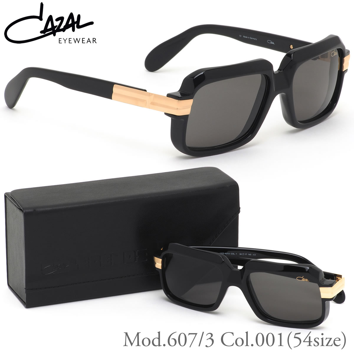 カザール CAZAL サングラス /607/3 001 54サイズ /LEGENDS レジェンズ 