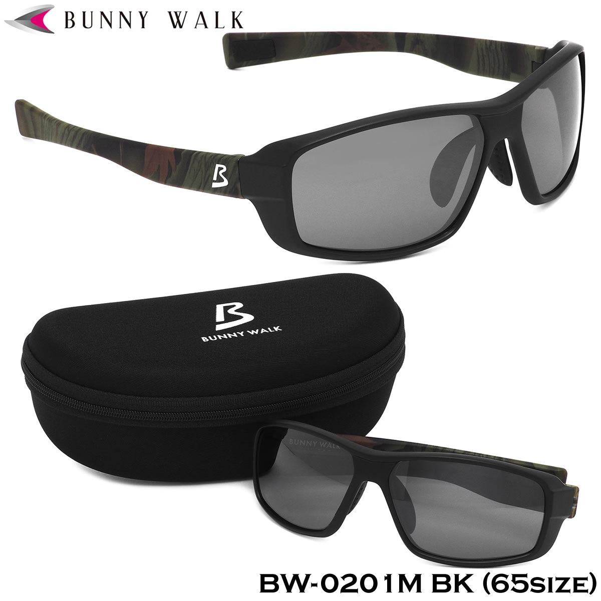 BUNNY WALK バニーウォーク サングラス /BW-0201M BK 65サイズ