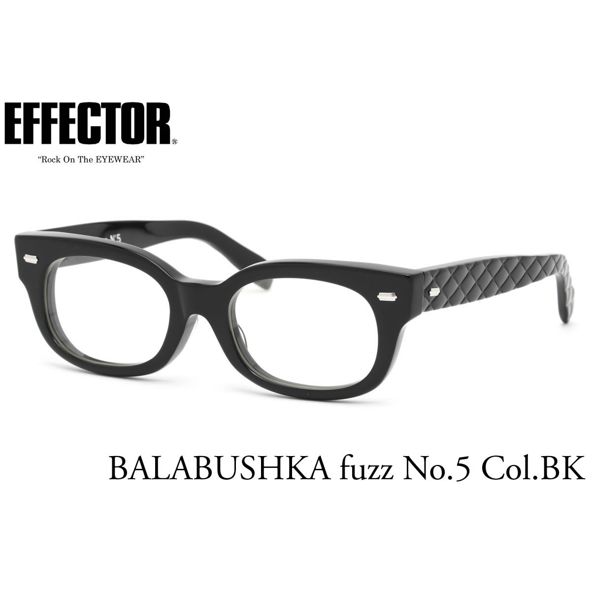 EFFECTOR fuzz-S ブラックサングラス エフェクター ファズエス サングラス EFFECTOR fuzz-s BK(GY