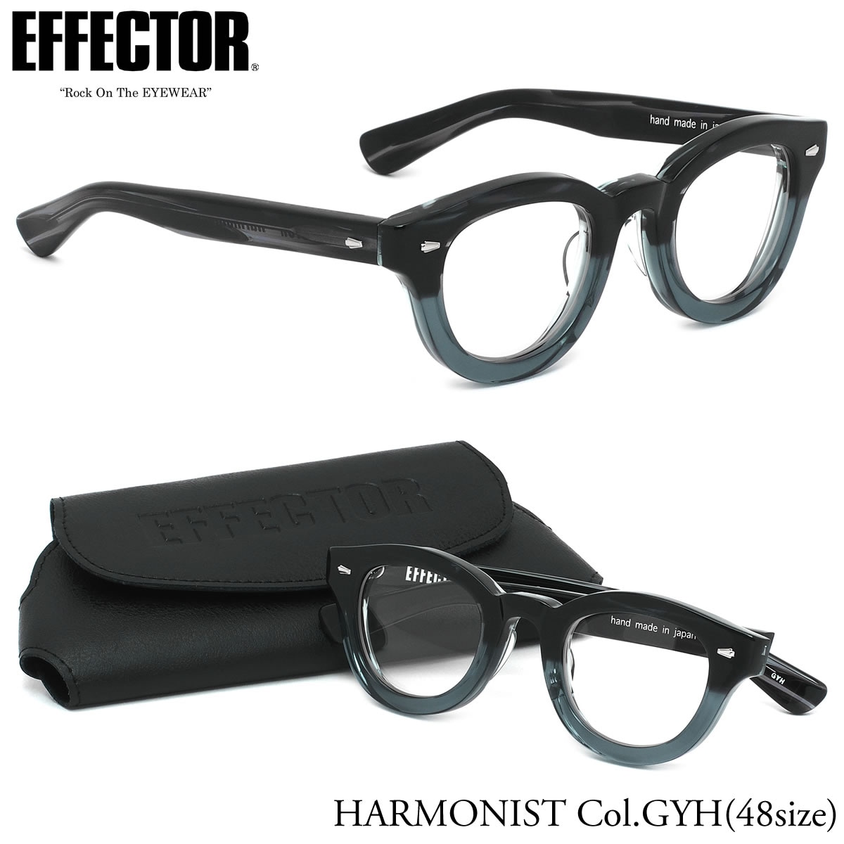 EFFECTOR Harmonist ブラック　メガネ　サングラス 楽天市場】EFFECTOR エフェクター 眼鏡 サングラス Harmonist