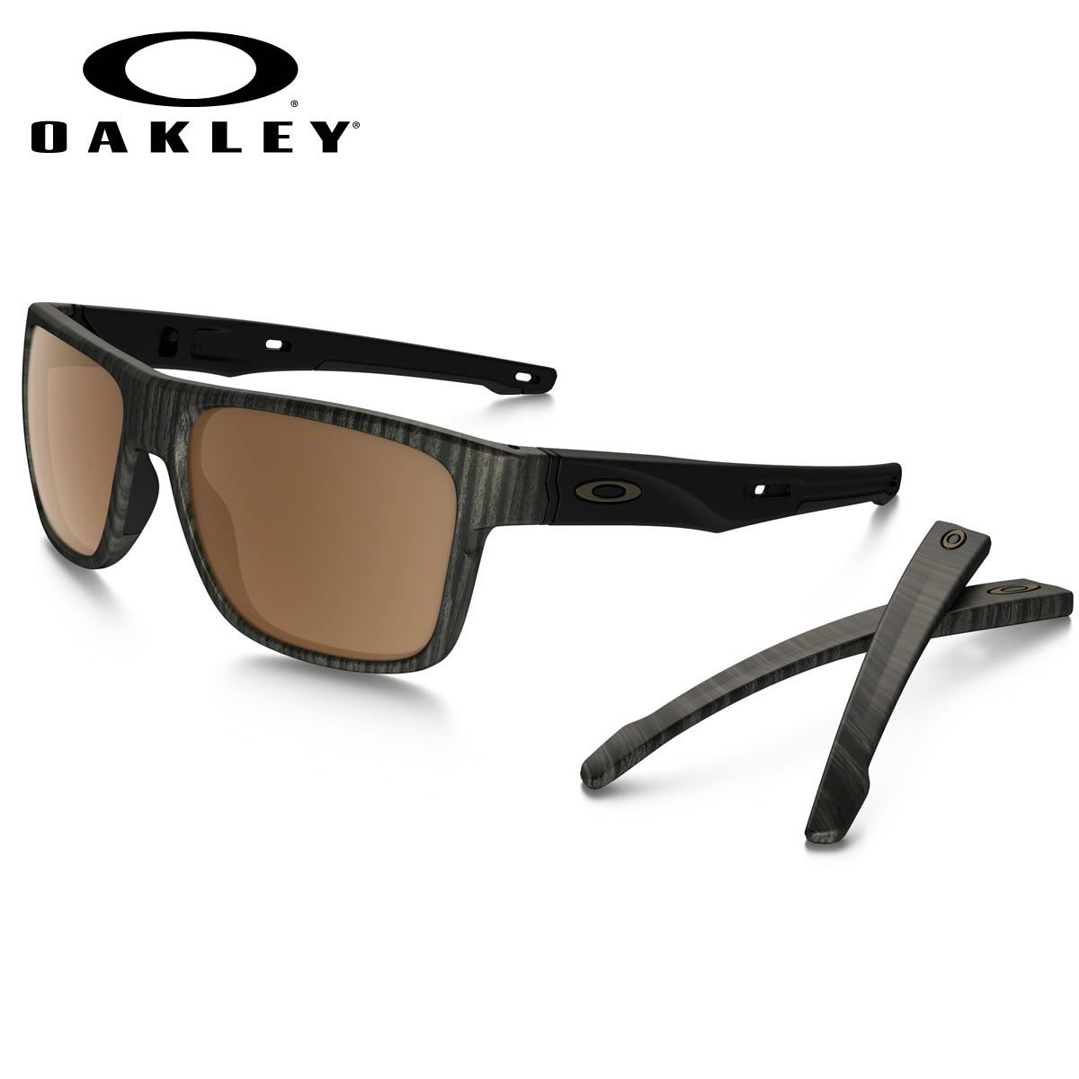 オークリー 偏光サングラス クロスレンジ プリズムタングステン