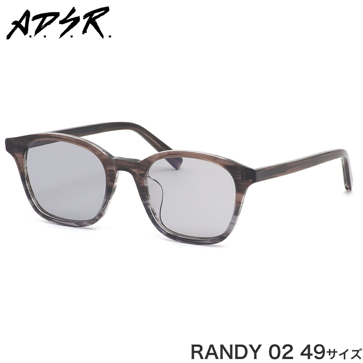 公式の  A.D.S.R. エーディーエスアール サングラス /RANDY 02 49サイズ 小物