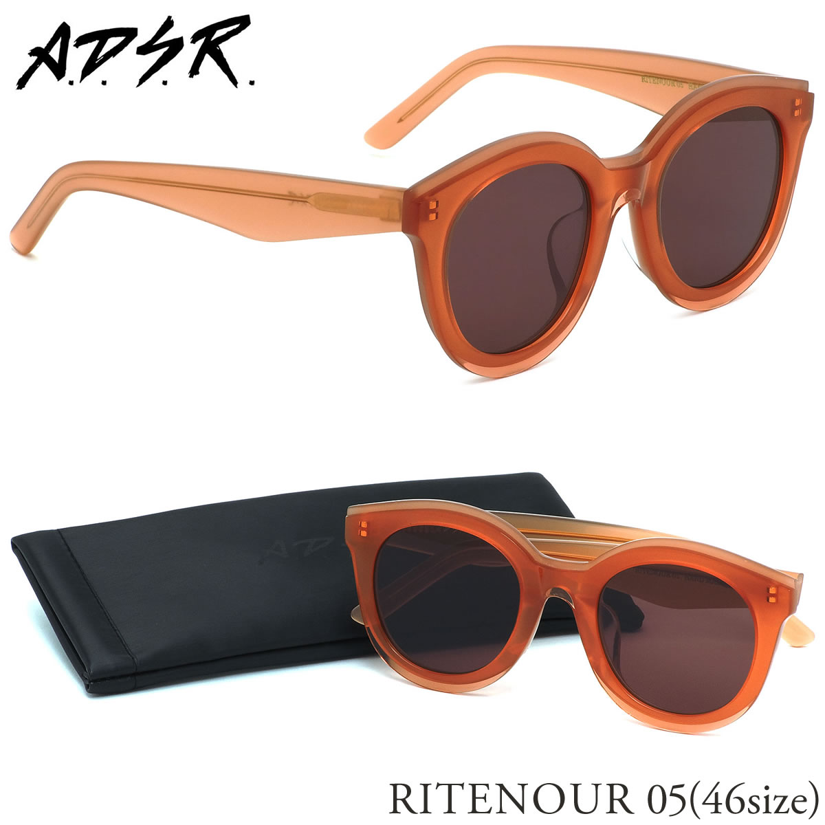 ADSR RITENOUR05 サングラス A.D.S.R A.D.S.R. エーディーエスアール サングラス /RITENOUR 05 46