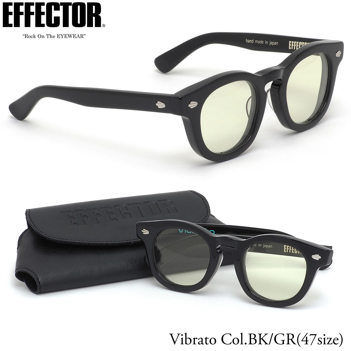 EFFECTOR(エフェクター)vibrato(ビブラート) EFFECTOR エフェクター＆BOSS｜VIBRATO ビブラート｜眼鏡 アイウェア 通販