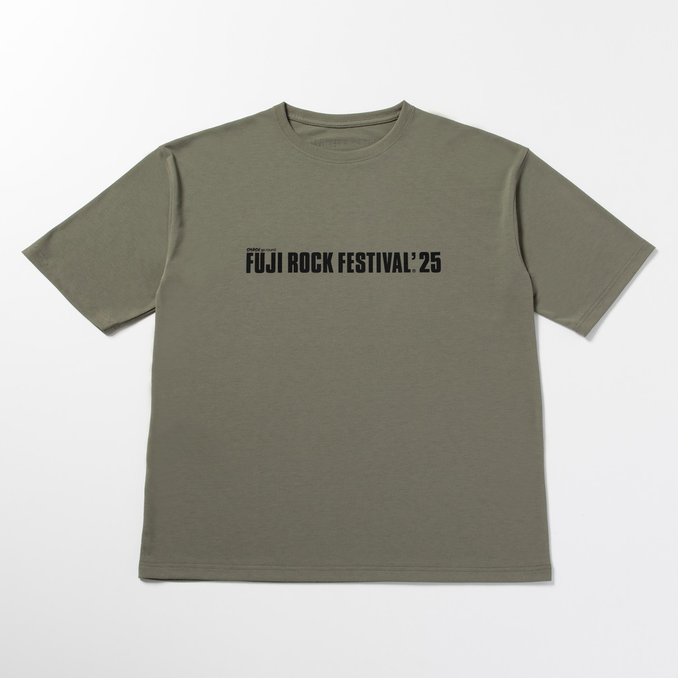 FUJI ROCK '25 速乾LOGO Tシャツ | GOODS | GREENonRED