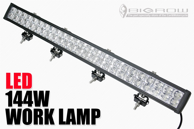 6個セット 144w 44連 LED ワークライト 12V/24V 作業灯