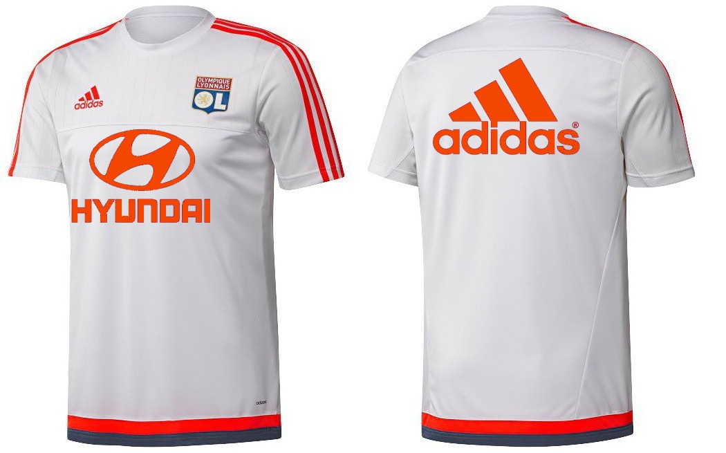 新品 アディダス オリンピック リヨン 2015-16 ユニフォーム Sサイズ