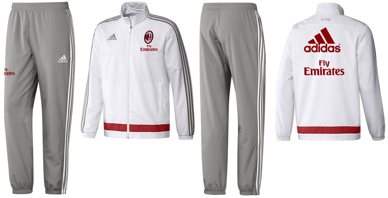 adidas ACミラン 15/16 プレゼンテーションスーツ Sサイズ