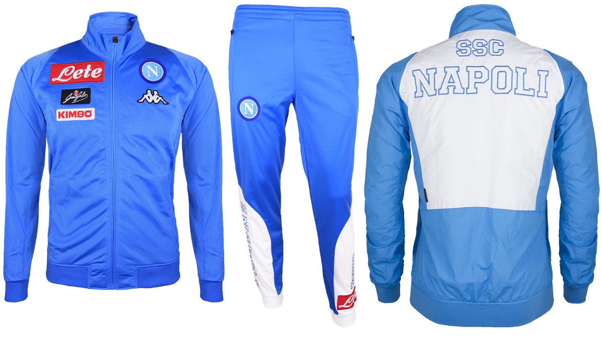 ナポリ トレーニングスーツ 18-19 SSCナポリ トレーニングスーツ