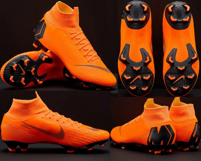 ナイキ　マーキュリアル　スーパーフライ6 NIKE ナイキ スーパーフライ 6 PRO HG(ホワイト×ブラック