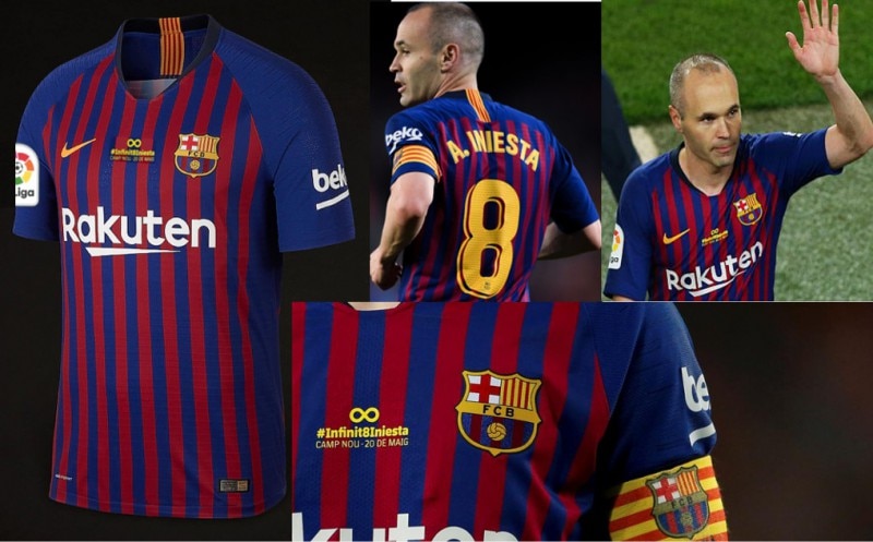 世界市場独占！2018年 F.C.バルセロナ・A.イニエスタ送別