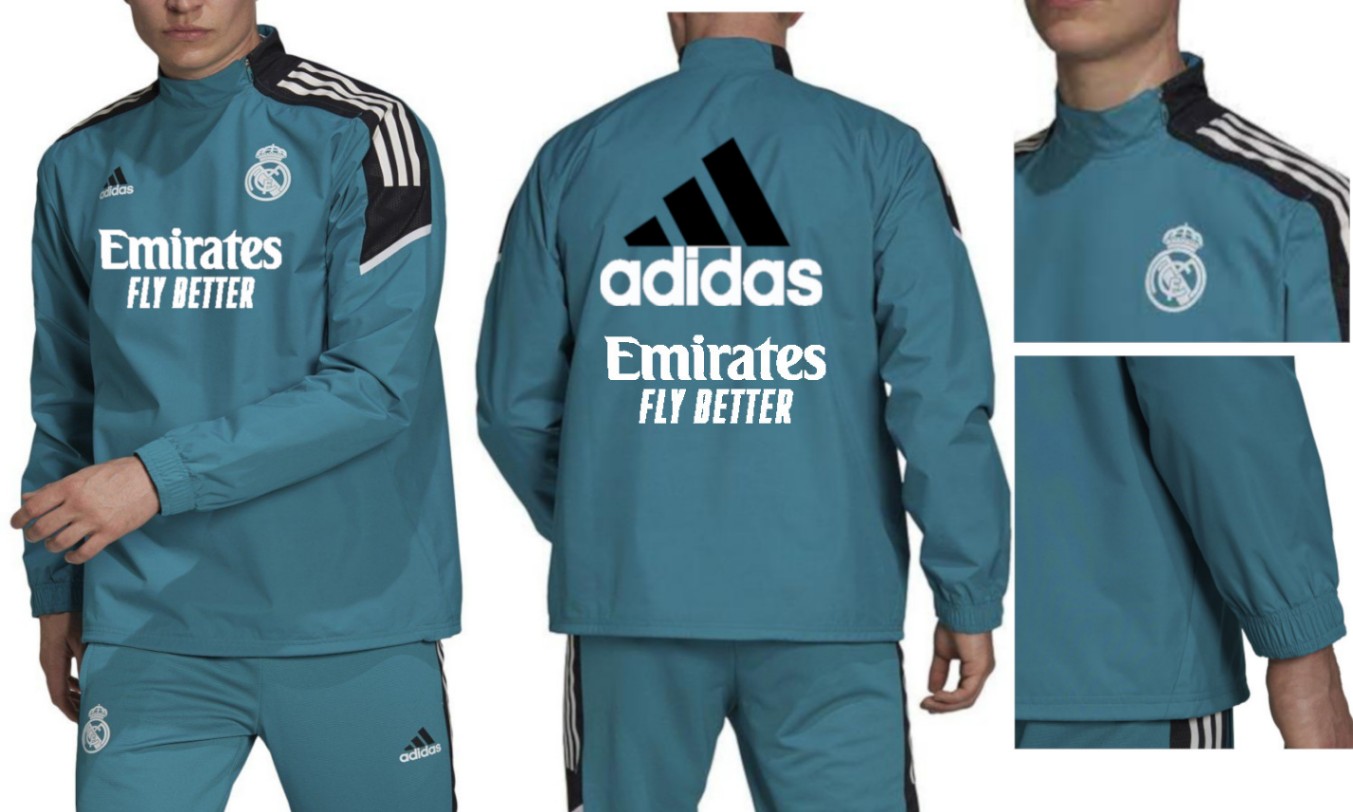 adidas レアル・マドリード ハイネックウェア
