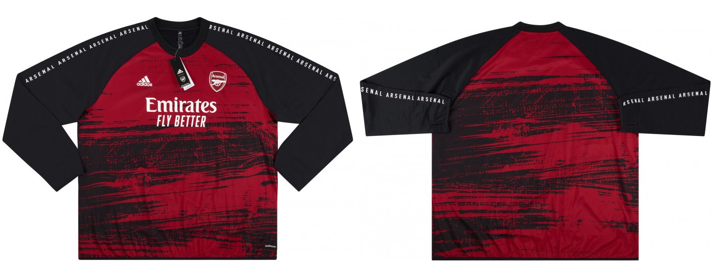 アーセナルadidas 2020-21シーズン プレマッチ ジャージー