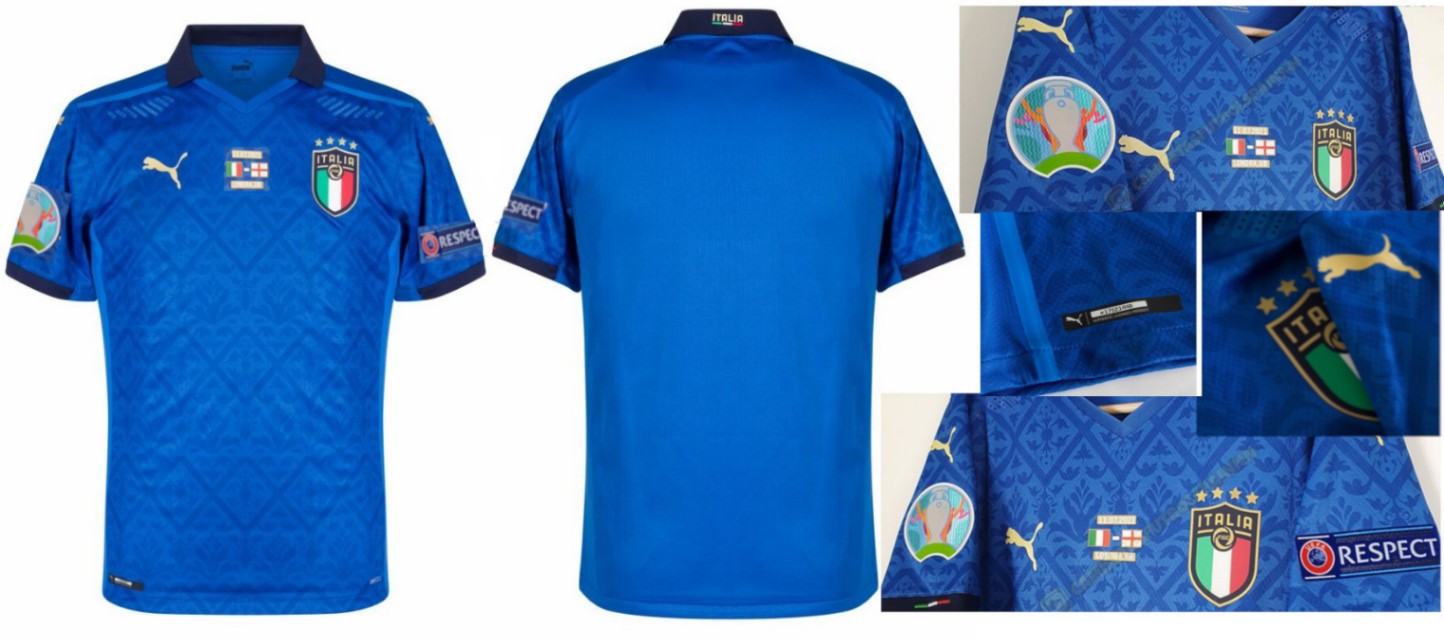 キエーザ　PUMA CHIESA 14 EURO 2020 ユニフォーム Puma Italy 2019/2020 Renaissance CHIESA #14 third Jersey Size SM