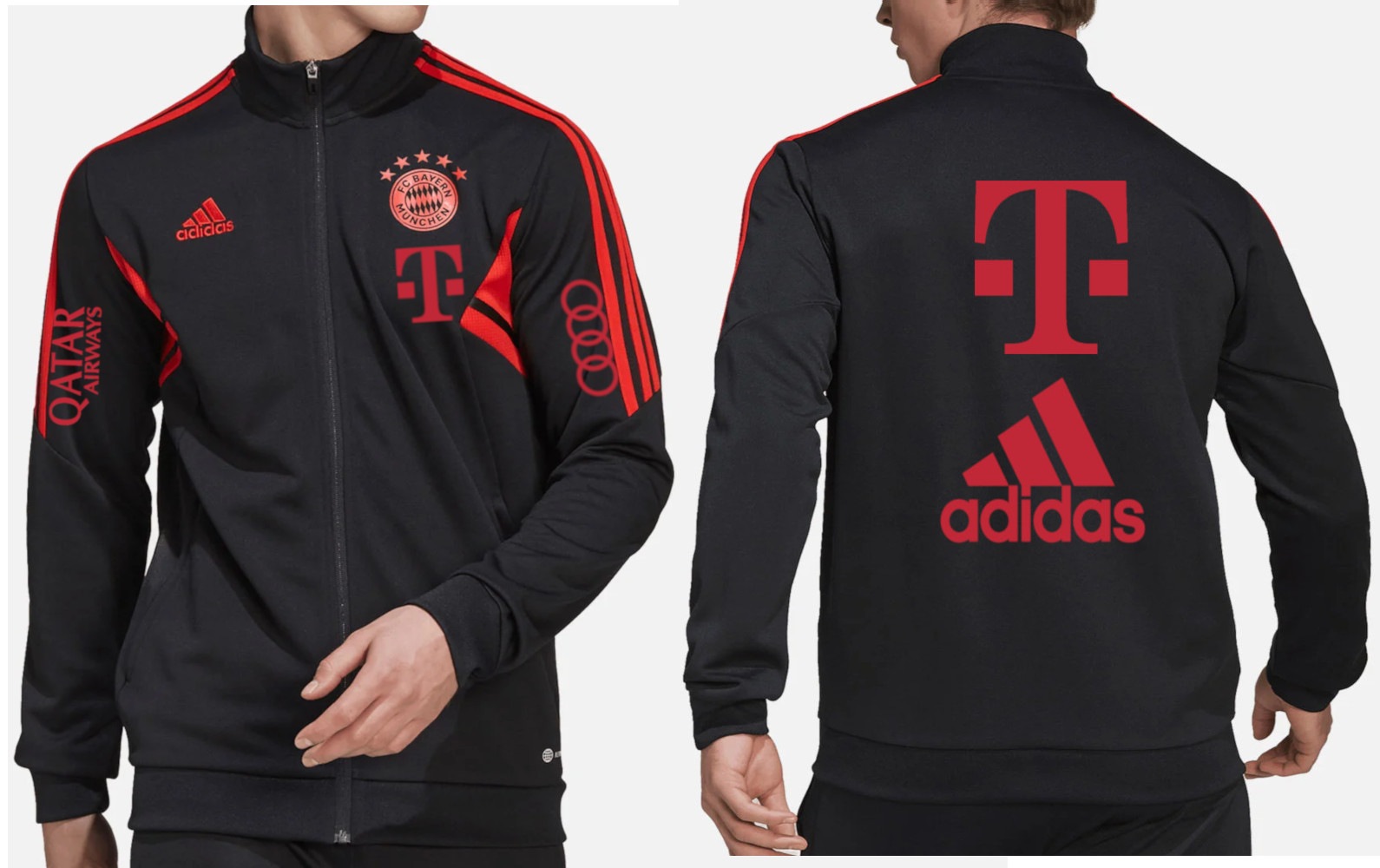 【タグ付き】バイエルン・ミュンヘン　プレゼンテーション　ジャケット FC バイエルン アディダストラックスーツプレゼンテーション