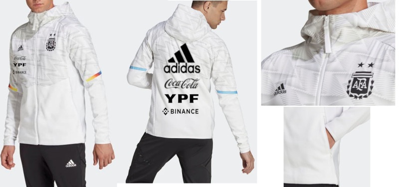 【adidas】アルゼンチン代表 W杯2022優勝 リバーシブルジャージ(L) 世界市場独占！W杯2022年 アルゼンチン代表・オフィシャル
