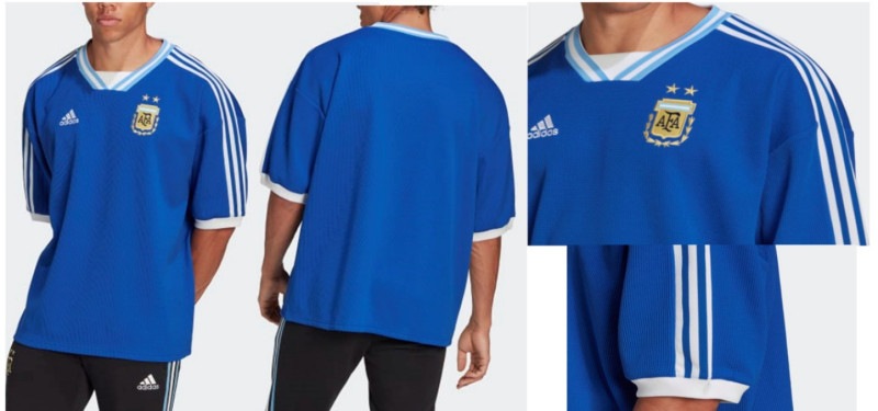 アルゼンチン代表ユニフォーム　90年代 未使用】adidas アルゼンチン代表 1990復刻 キーパーユニフォーム S