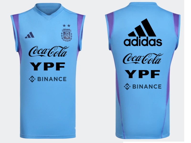 正規品】FIFAワールドカップ2022 スリーブパッチ青×紫アルゼンチン代表用