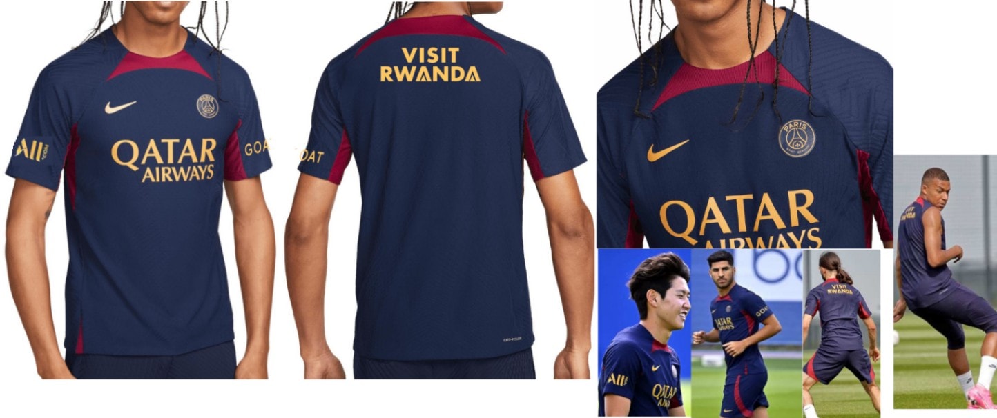 PSG　パリ・サンジェルマン　23-24　トレーニングシャツ PSG パリ・サンジェルマン 23-24 トレーニングシャツ PSG パリ