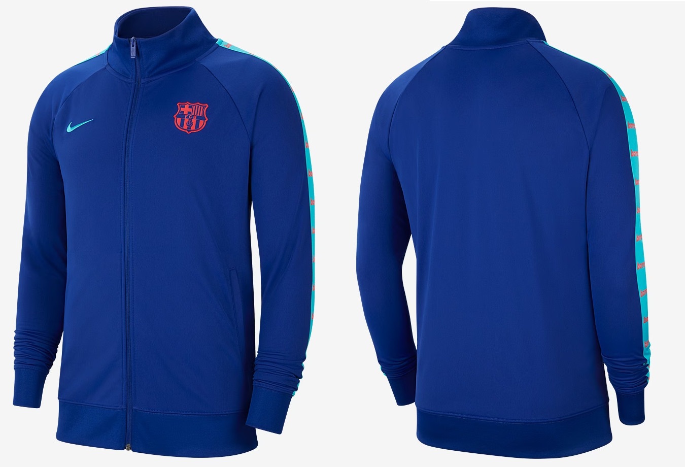 2007-08 Barcelona Nike Track Jacket - 7/10 - (XL)