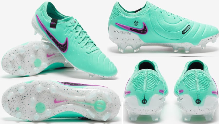 27cm ナイキ レジェンド10 エリート FG サッカースパイク 天然芝 青