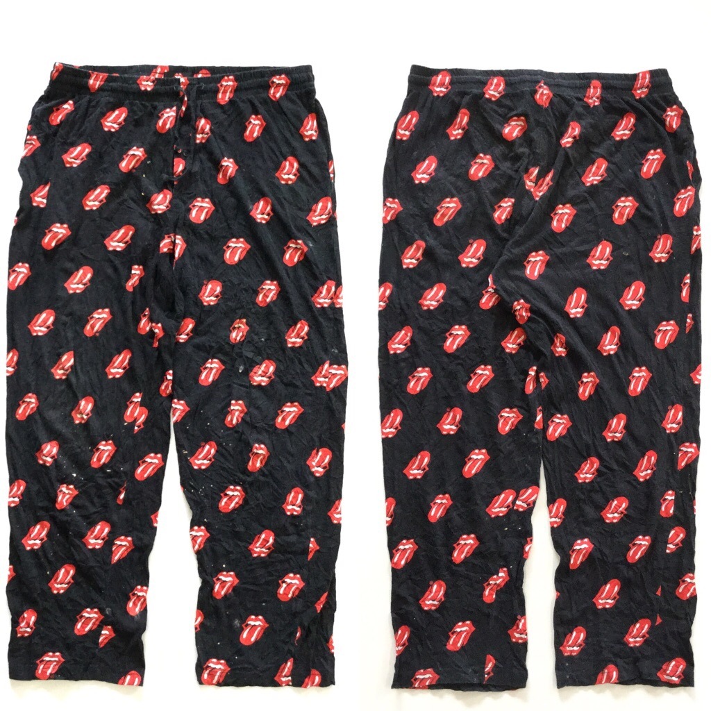 午前12時前のご注文は当日発送 ローリングストーンズ パジャマパンツ