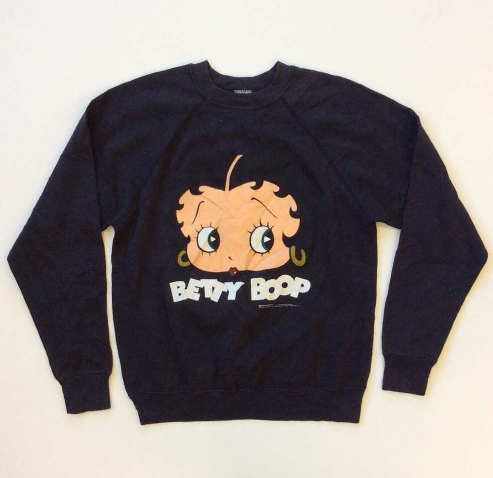 《希少》《劇レア》Betty BOOP×のらくろトレーナースエット　ビンテージ