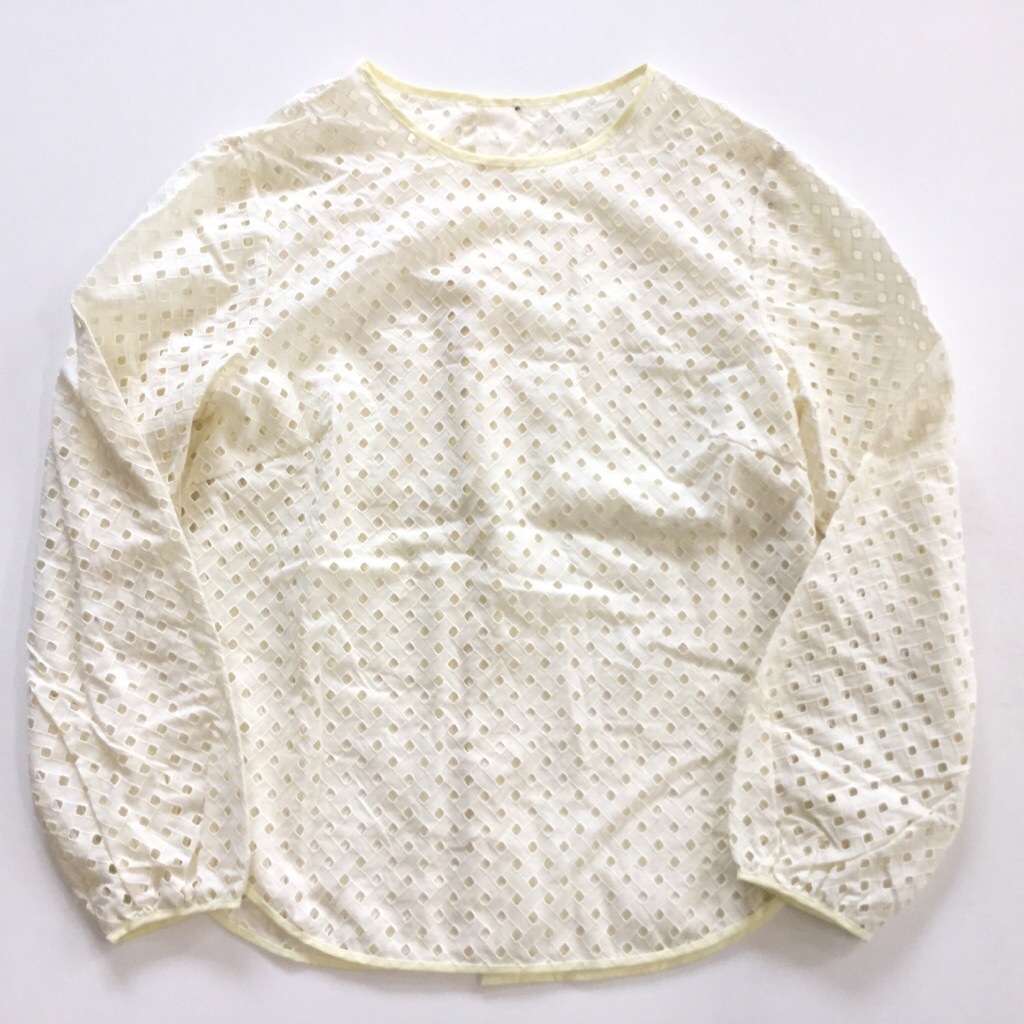 トップス カットソー ブラウス 花柄 レース 古着女子 レトロ