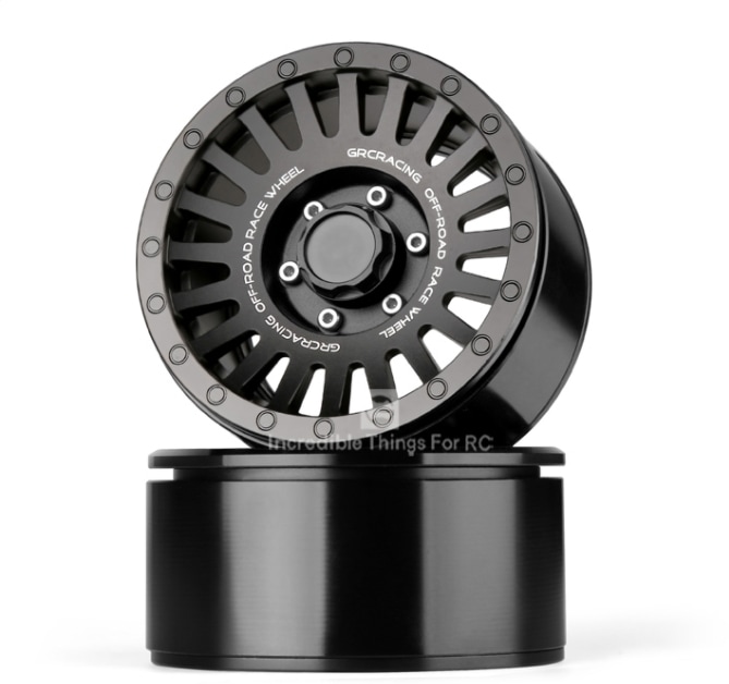 在庫即納】GRC製 GAX0143JD 黒 ホイールセット 2.2インチ