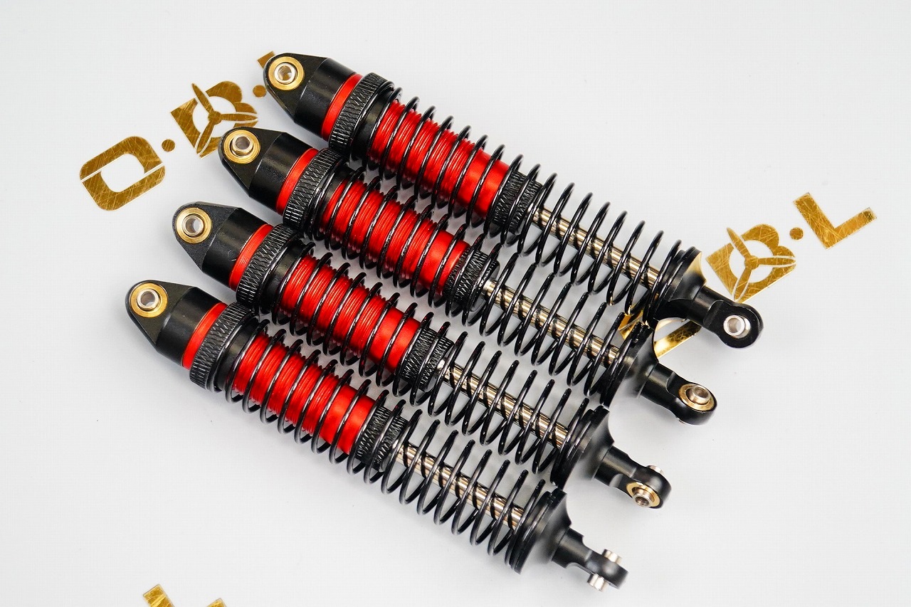 RCラジコン汎用 オイルダンパー 110MM 【赤】 | すべて | 【O・B