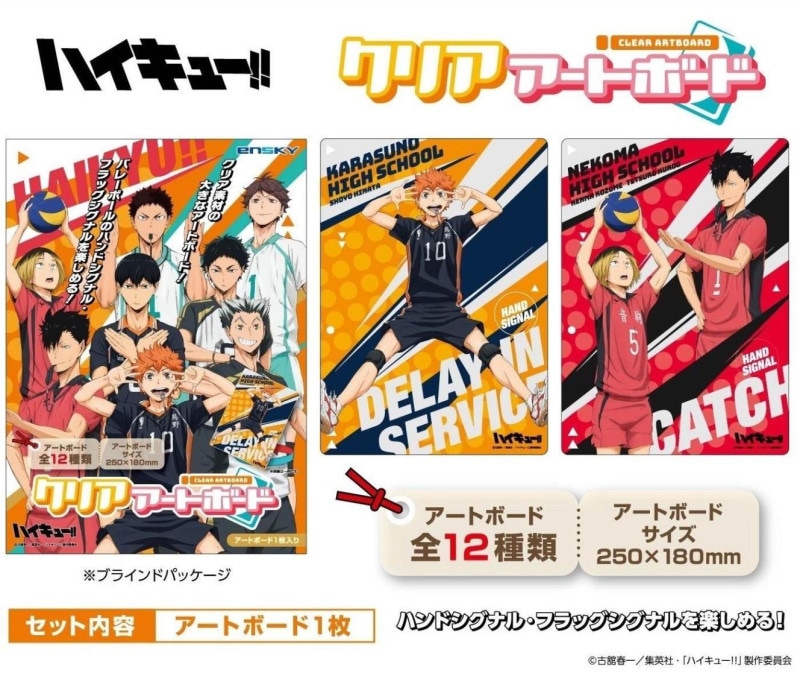 アニメ「ハイキュー!!」 クリアアートボード（432個入