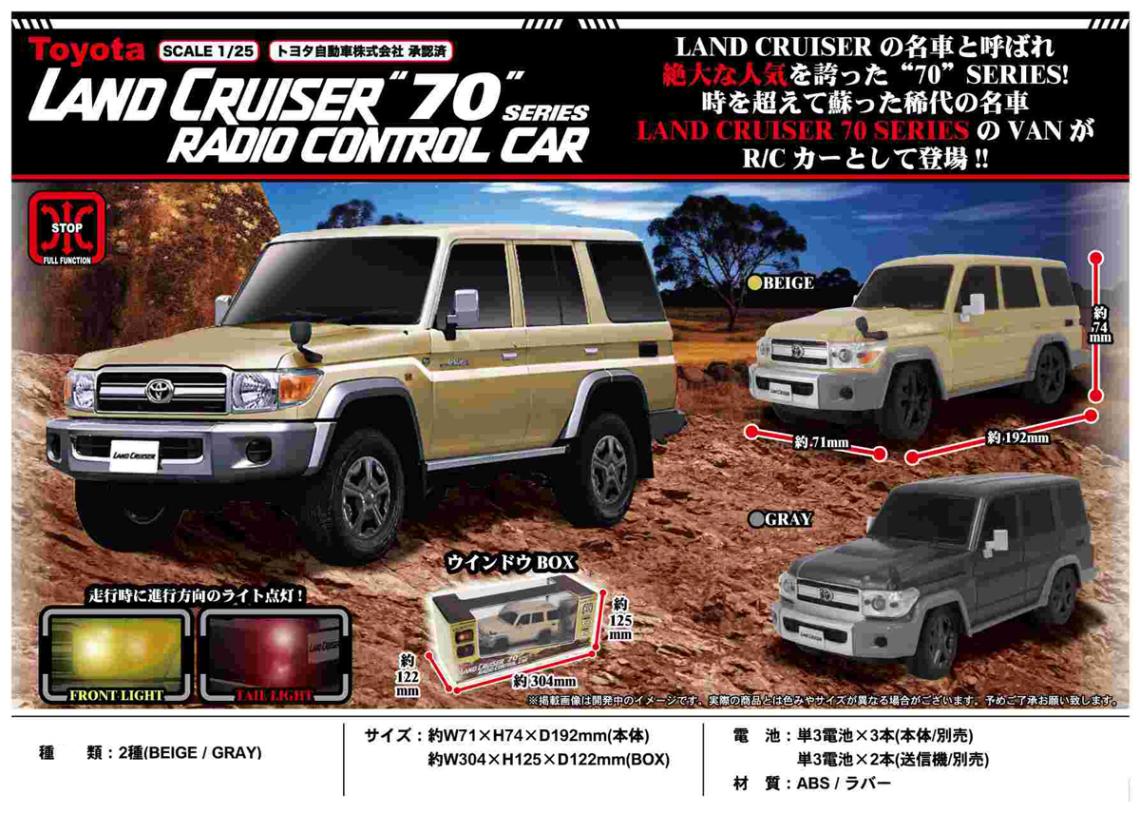 新品 ランクル70 ラジコン 再現性の高いモデル ランドクルーザー