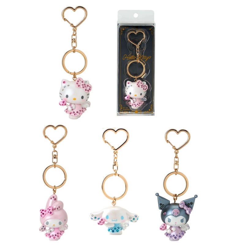 サンリオ ふんわりリボンエンジェル ミニアクリルキーホルダー 全6種25個 サンリオ ふんわりリボンエンジェルミニアクリルキーホルダー 全