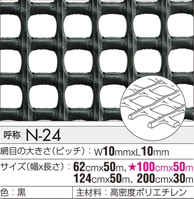 ☆トリカルネット☆N-24☆ 300mmx1000mm 1枚入り | プラスチックネット