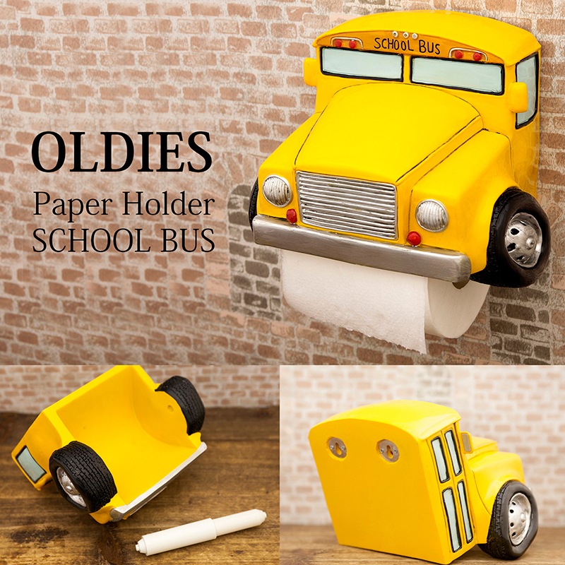 オールディーズ[トイレットペーパーホルダー（SCHOOL BUS