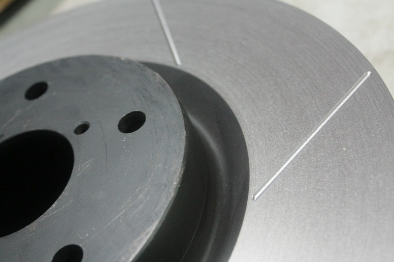 アクレブレーキローター スリット入り 2枚セットインプレッサGDA GDB